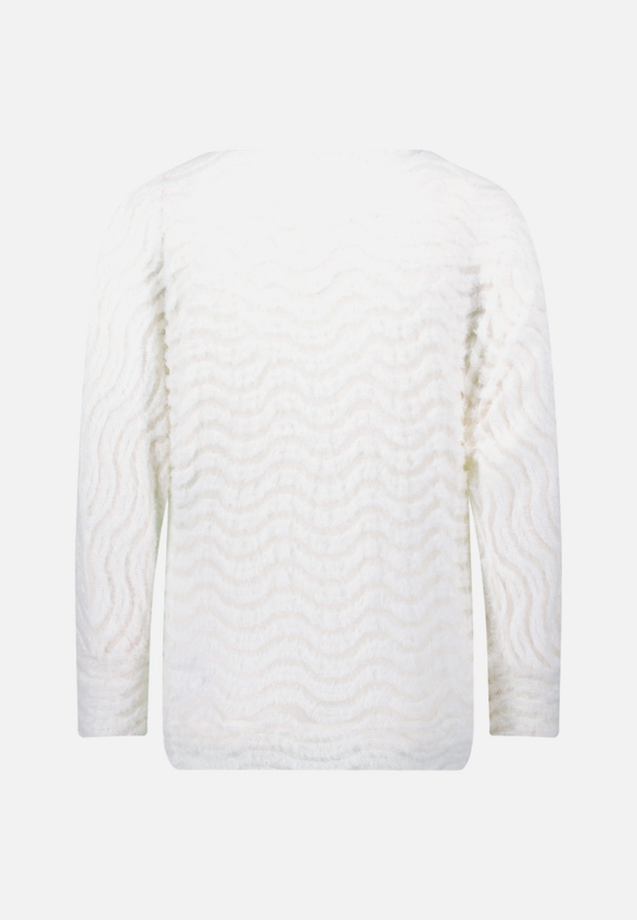 Sweatshirt mit Wellenmuster / Rückseite