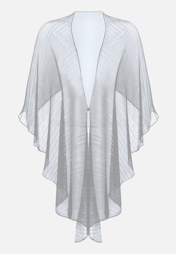 Cape im Glitzer-Look / Vorderseite