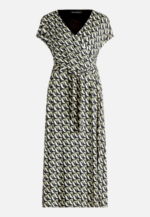 Jerseykleid mit V-Ausschnitt / Vorderseite