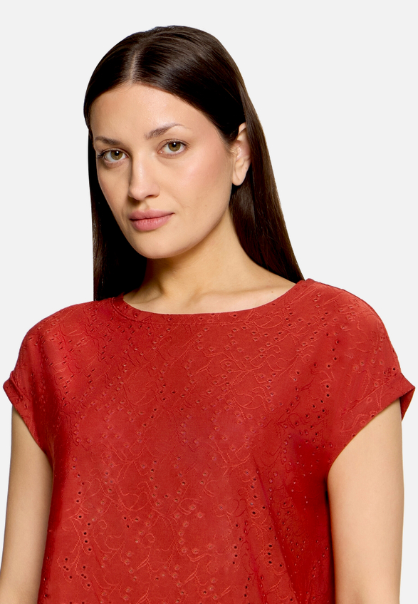 Casual-Shirt mit Struktur / Detailbild