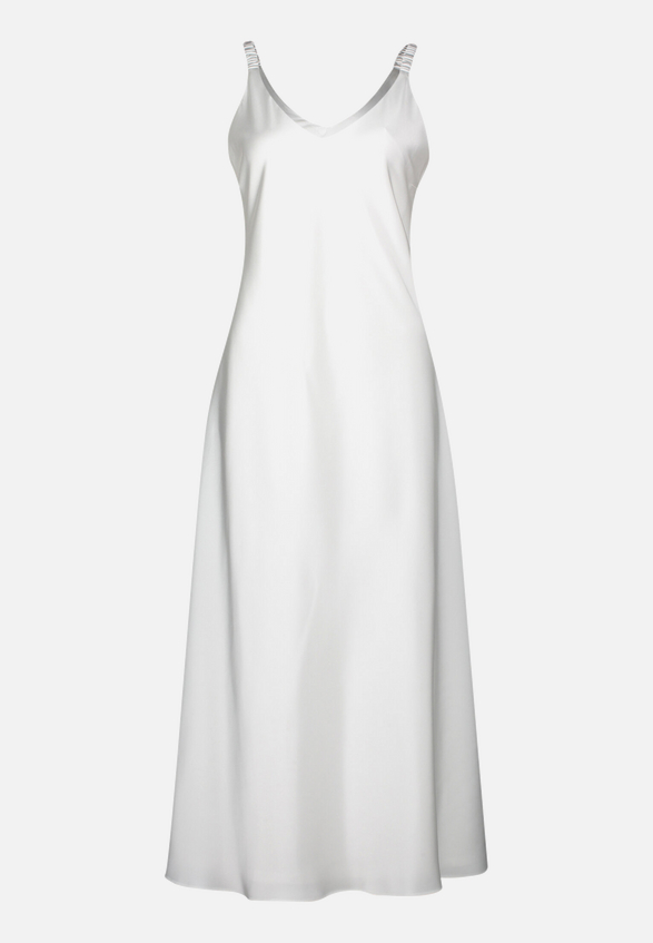 Abendkleid mit breiten Trägern / Vorderseite