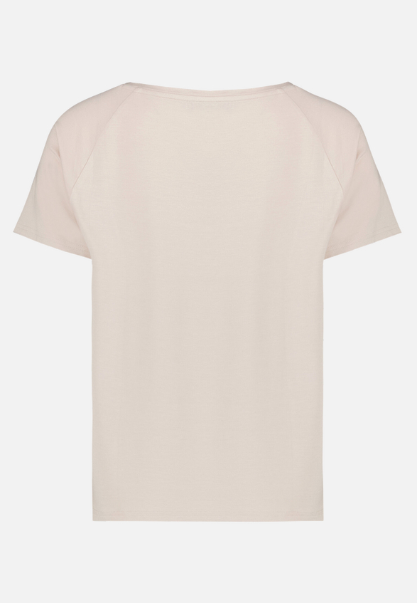 Blusenshirt  mit Print und Glitzer / Rückseite