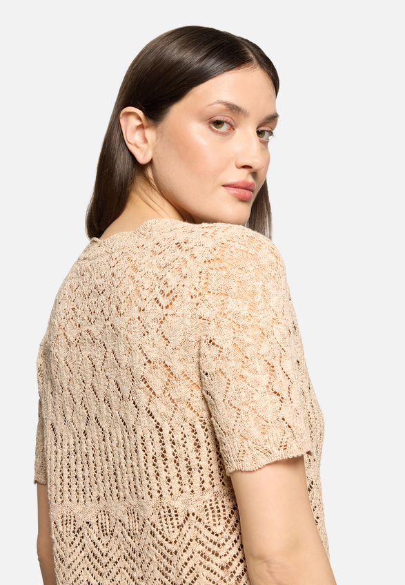 Strick-Cardigan mit V-Ausschnitt / Detailbild