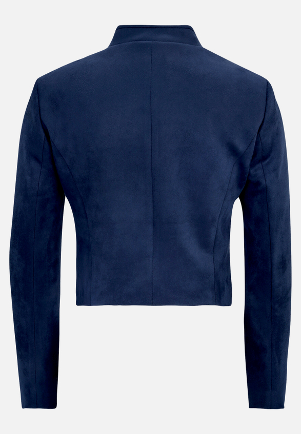 Bikerjacke mit Stehkragen / Rückseite