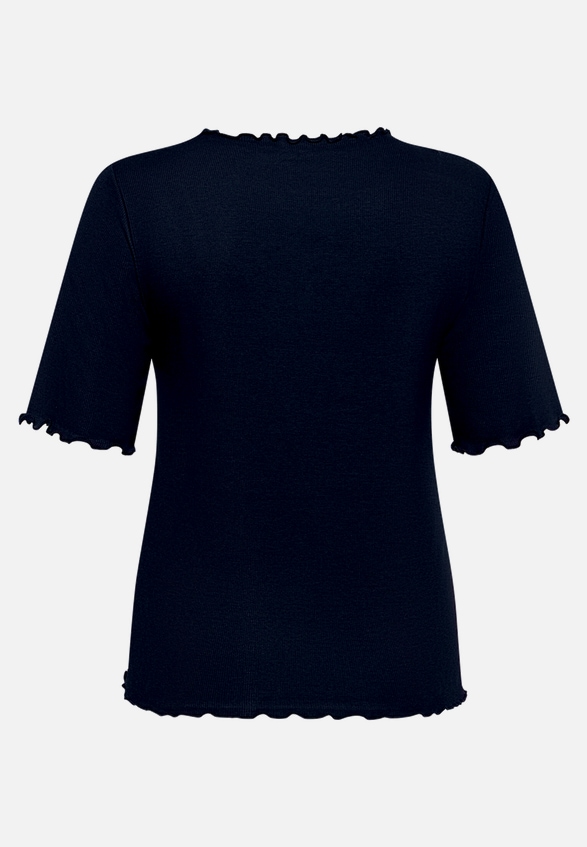 Halbarm-Shirt mit Kragen / Rückseite