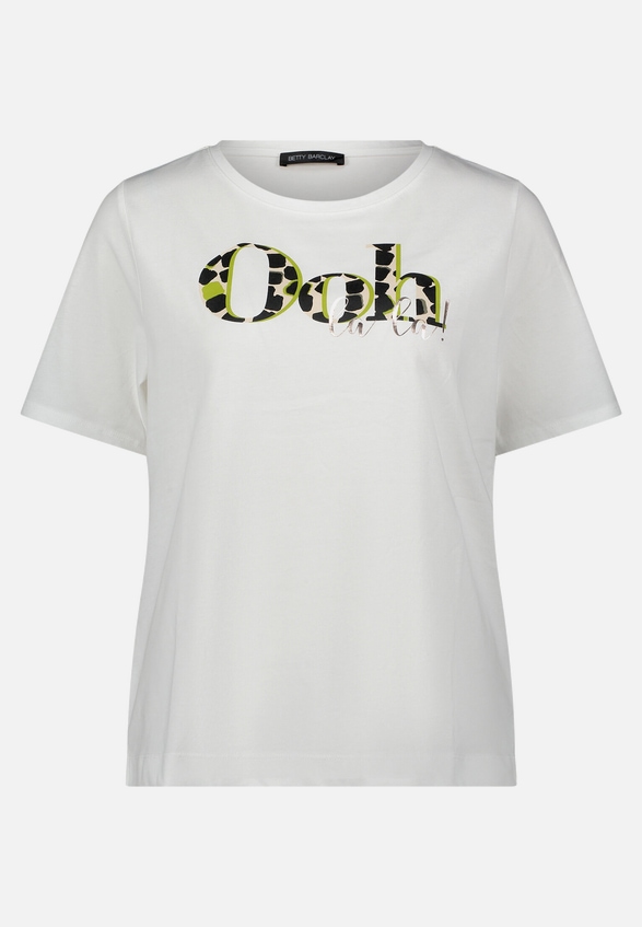 Basic Shirt mit Placement / Vorderseite
