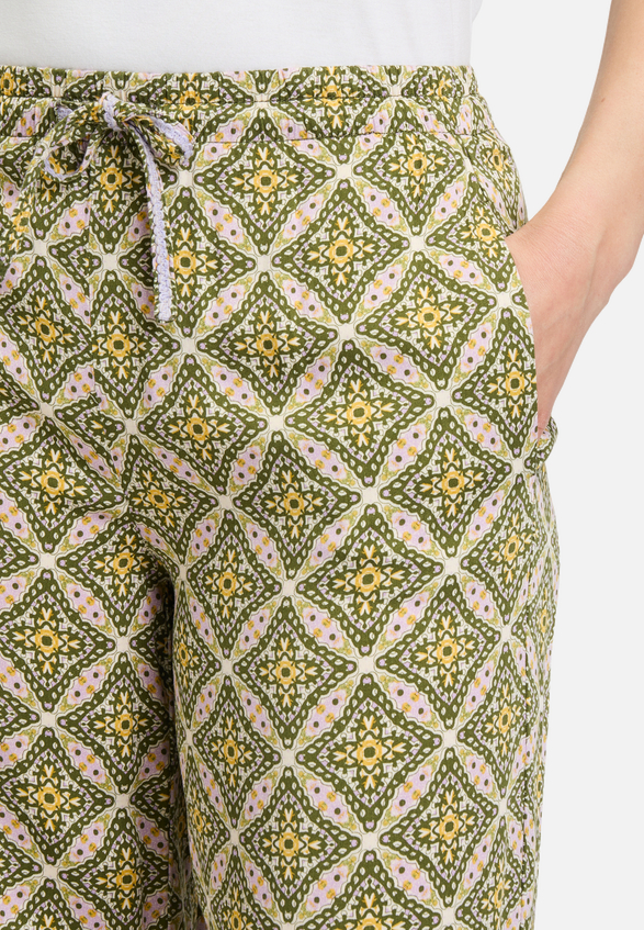 Palazzo-Hose mit Gummizug / Detailbild