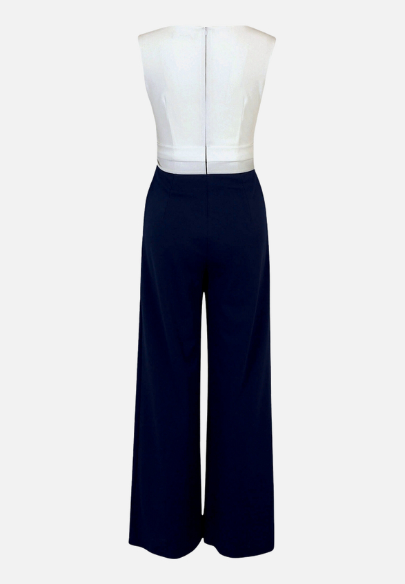 Jumpsuit mit weitem Bein / Rückseite