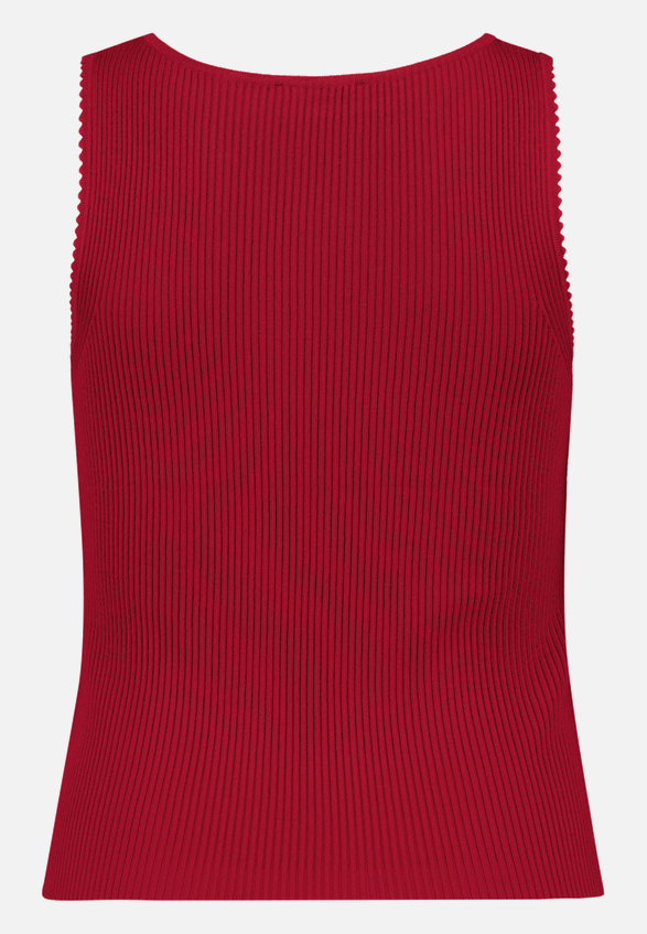 Stricktop  mit U-Boot Ausschnitt  / Rückseite