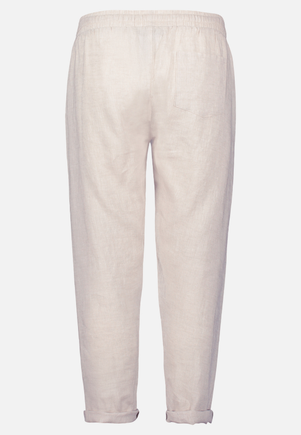 Leinenhose mit Tunnelzug / Rückseite