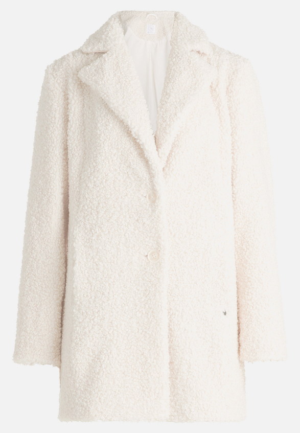 Plüschjacke mit Reverskragen / Vorderseite