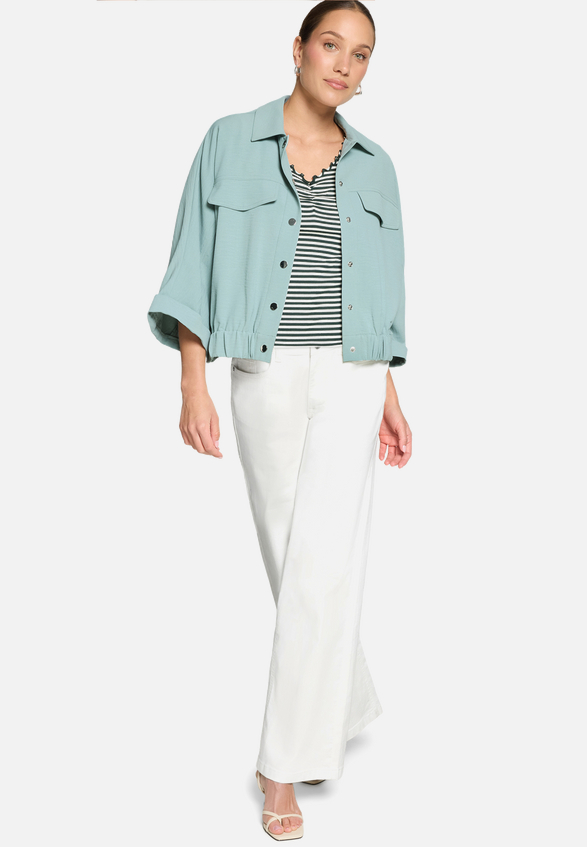 Wide-Leg Jeans  Style Witney 32 Inch  / Modellfoto Vorderseite (Outfit)