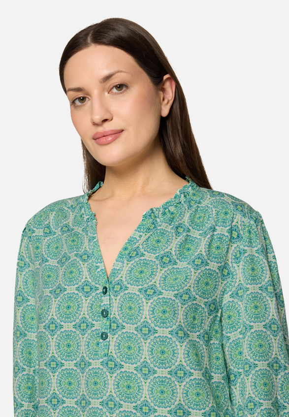 Casual-Bluse mit Raffung / Detailbild