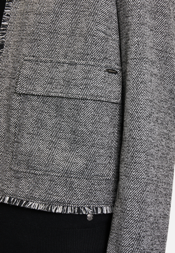 Jerseyjacke mit Fransen / Detailbild