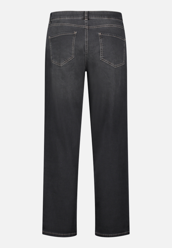 Used Look-Jeans mit Waschung / Rückseite