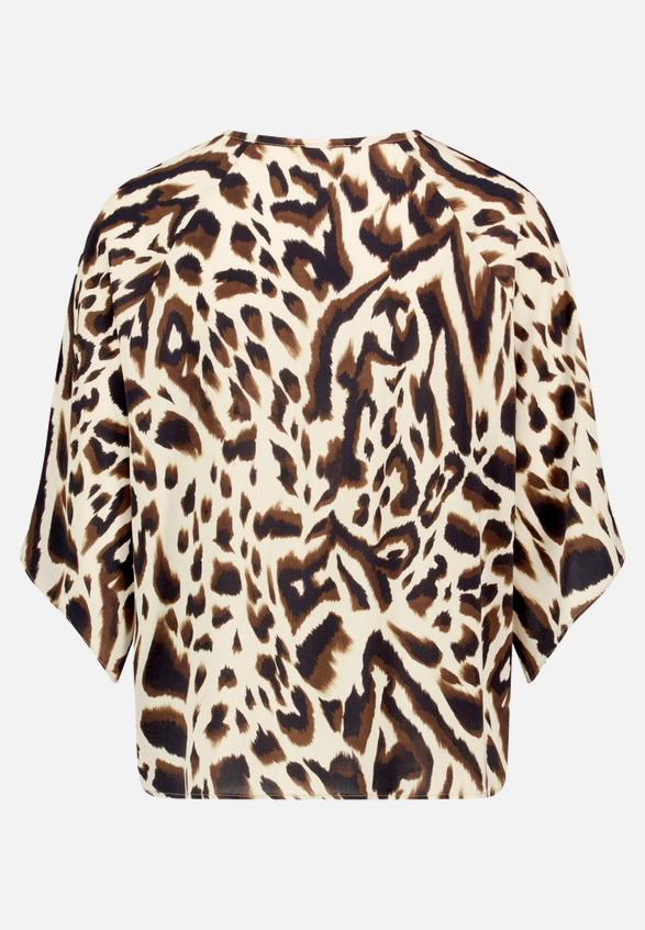 Casual-Bluse mit Muster / Rückseite