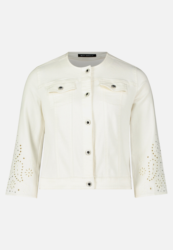 Jeansjacke mit 3/4 Arm / Vorderseite