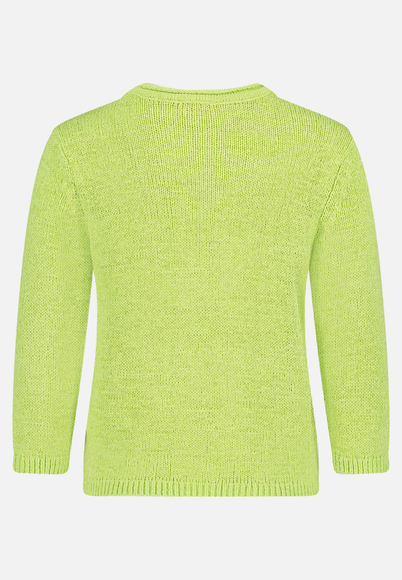 Strickpullover mit 3/4 Arm / Rückseite