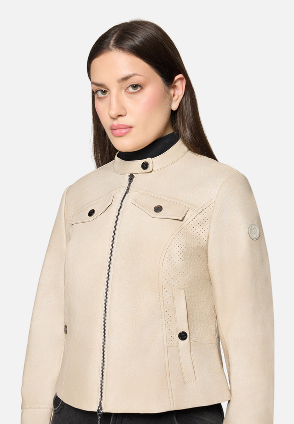 Casual-Jacke mit Stehkragen / Detailbild