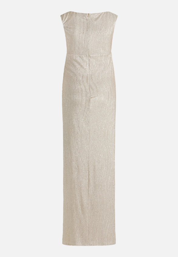 Abendkleid im Glitzer-Look / Rückseite