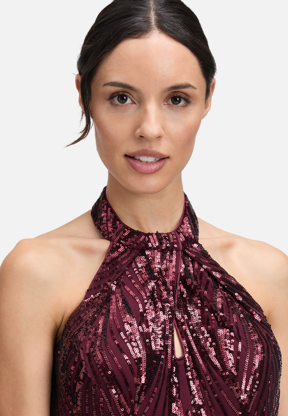 Abendkleid im Glitzer-Look / Detailbild