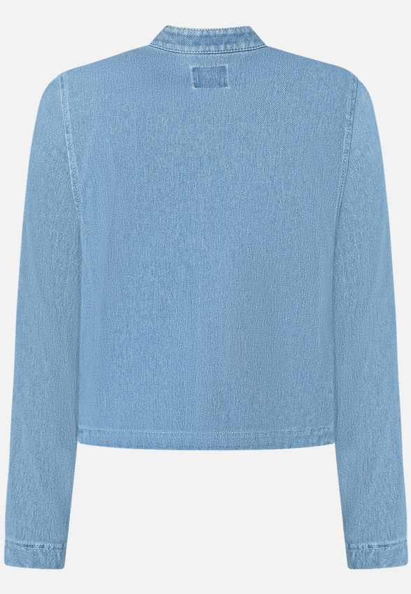 Jeansjacke mit Reißverschluss / Rückseite