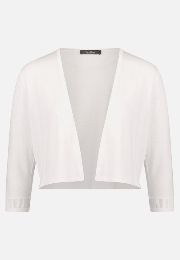 Sommer-Strickjacke mit 3/4 Arm / Vorderseite