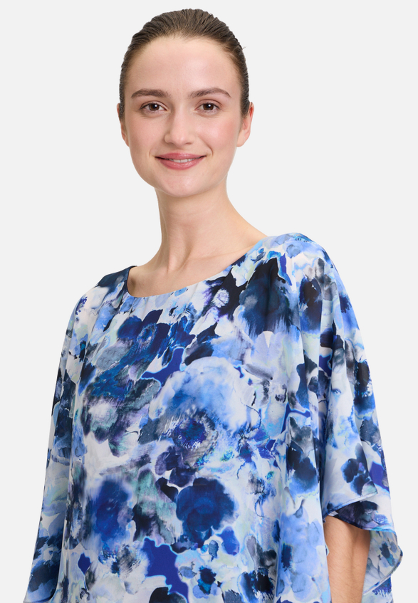 Cocktailkleid mit Blumenprint / Detailbild