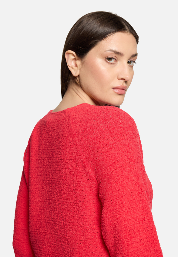 Strickpullover mit Rundhalsausschnitt / Detailbild