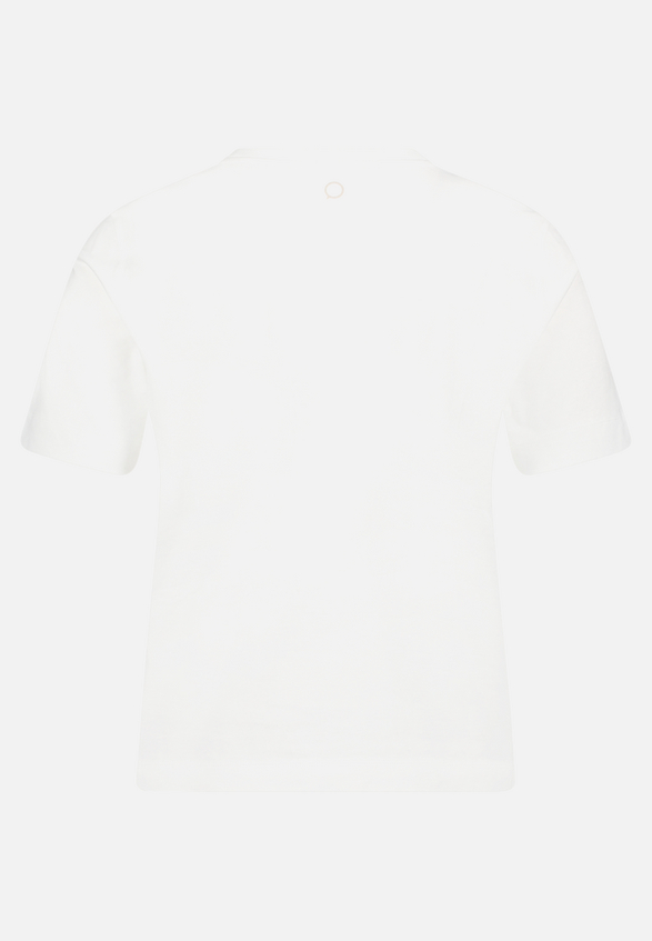 Baumwollshirt mit Rundhalsausschnitt / Rückseite