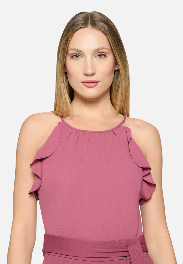 Jumpsuit mit Volant / Detailbild