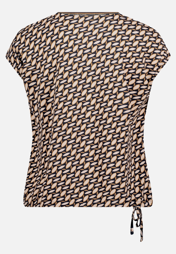 Print-T-Shirt mit Tunnelzug  / Rückseite