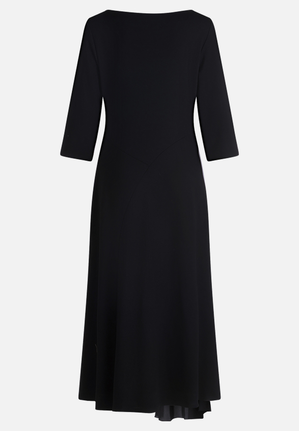 Jerseykleid mit 3/4 Arm / Rückseite