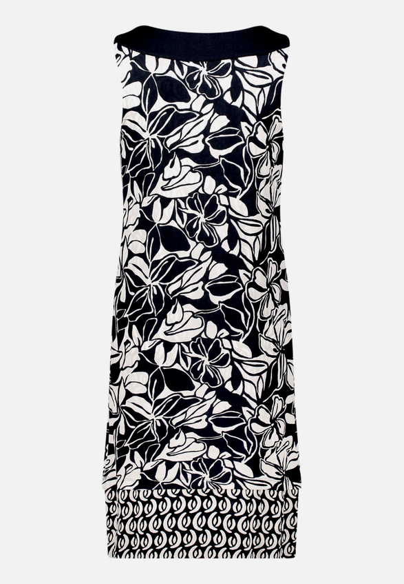 Wendekleid Mini mit U-Boot-Ausschnitt / Rückseite