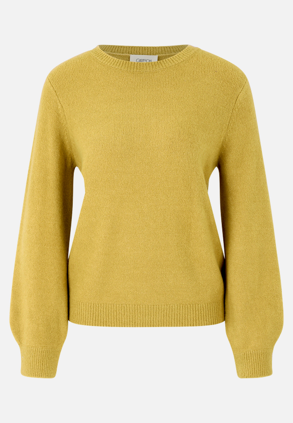 Strickpullover mit Rundhalsausschnitt / Vorderseite