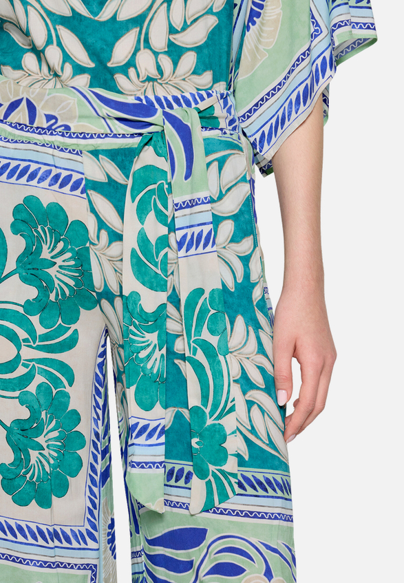 Palazzo-Hose mit Gummizug / Detailbild