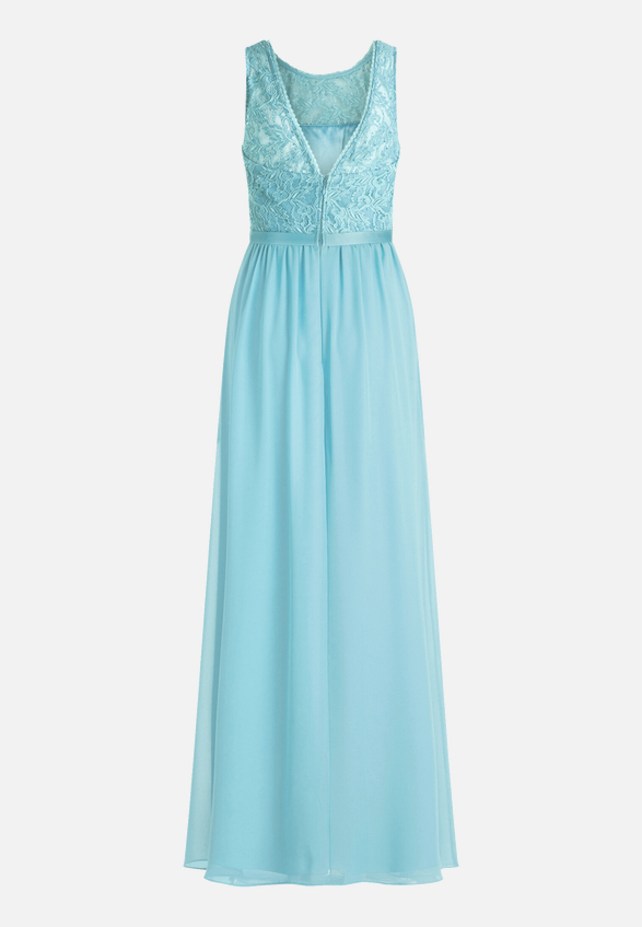 Cocktailkleid mit Spitze / Rückseite