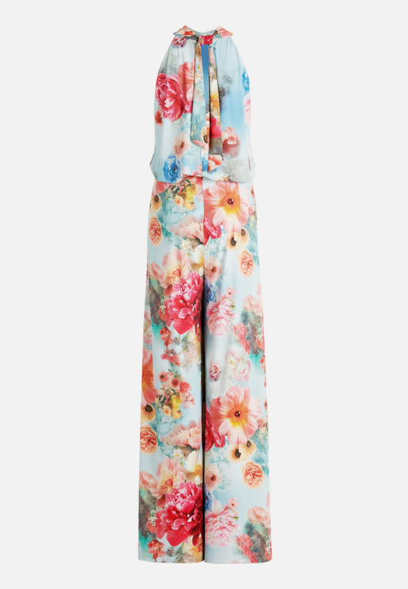 Jumpsuit mit Blumenprint / Rückseite