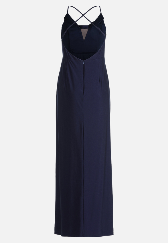 Abendkleid figurbetont / Rückseite