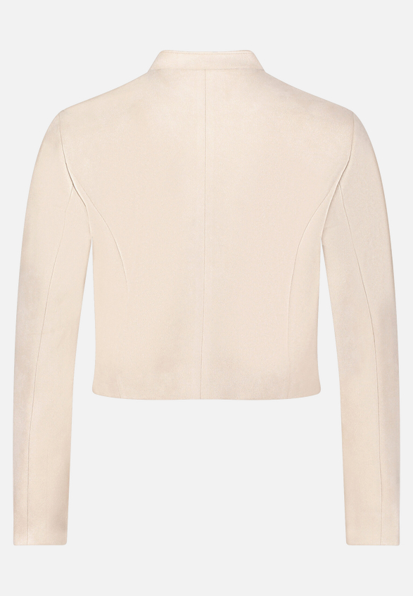 Bikerjacke mit Stehkragen / Rückseite