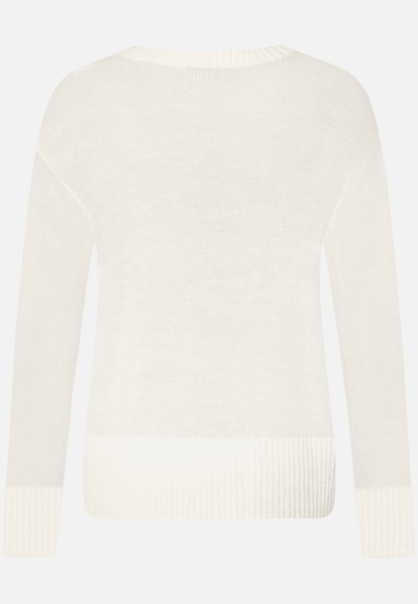 Pullover mit Alpakawolle / Rückseite
