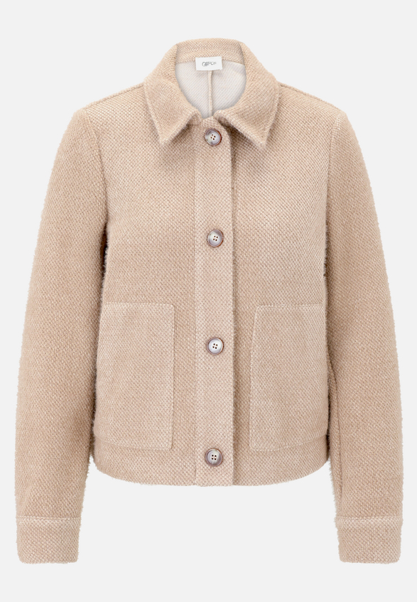 Casual-Jacke mit aufgesetzten Taschen / Vorderseite