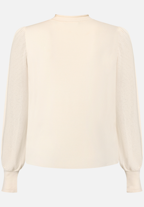 Pullover mit hohem Kragen / Rückseite