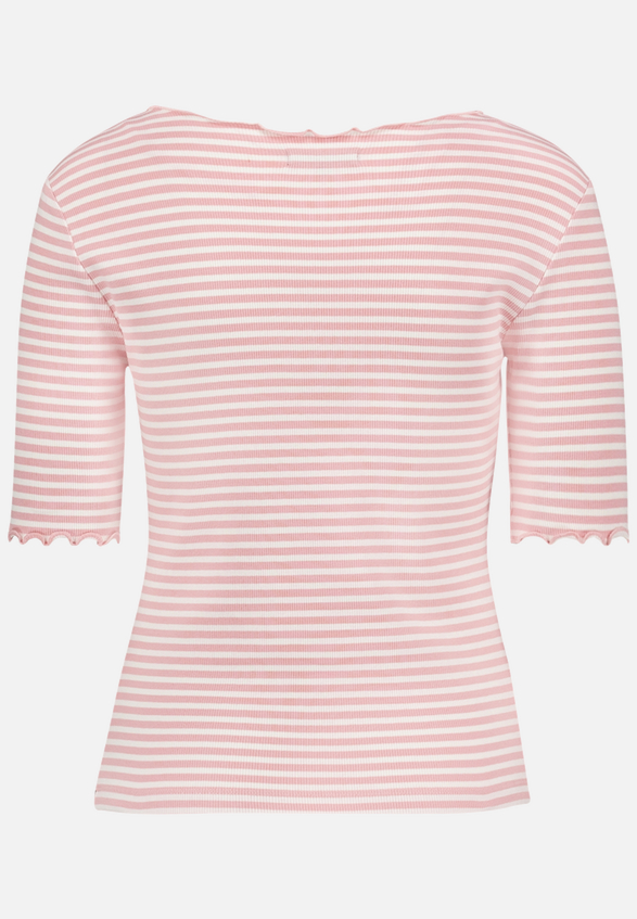 Shirt gestreift mit Raffung / Rückseite