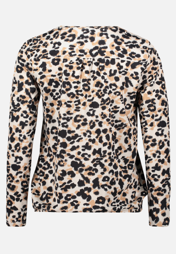 Casual-Shirt mit Gummizug / Rückseite