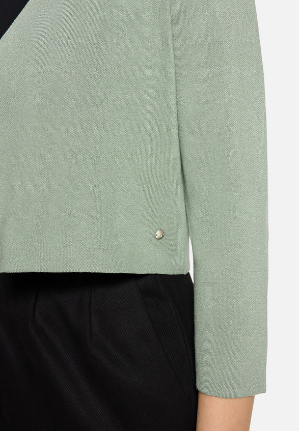 Feinstrickjacke ohne Verschluss / Detailbild