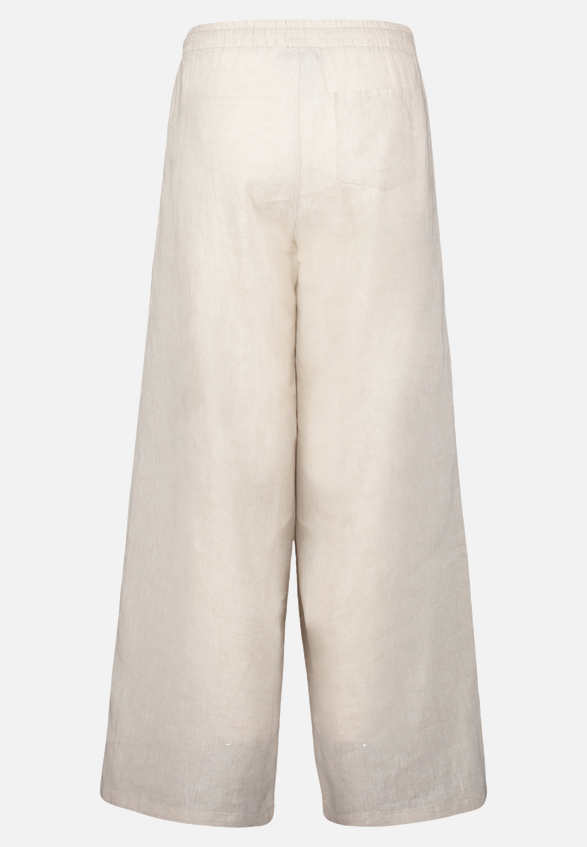 Leinenhose mit Taschen / Rückseite