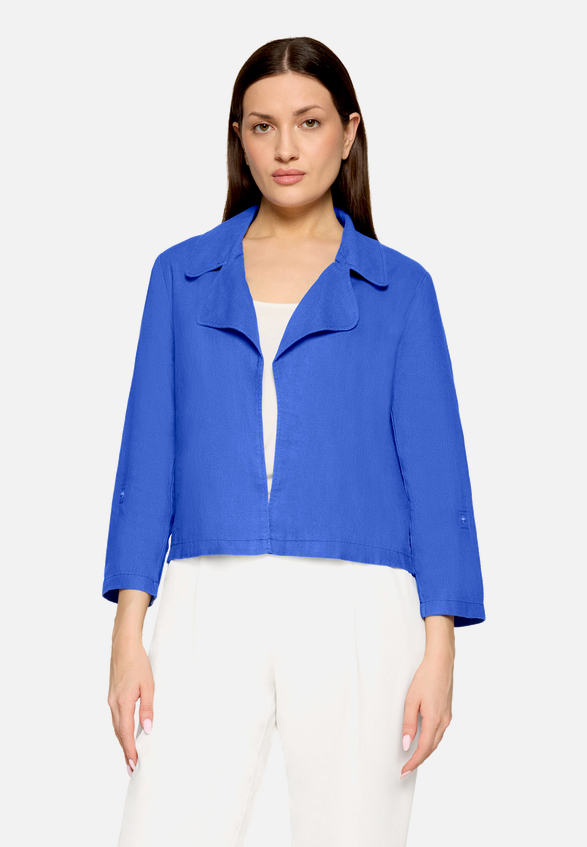 Sommerblazer mit 3/4 Arm / Modellfoto Vorderseite