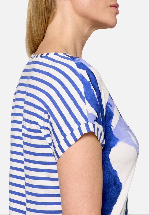 Casual-Shirt mit Ringel / Detailbild