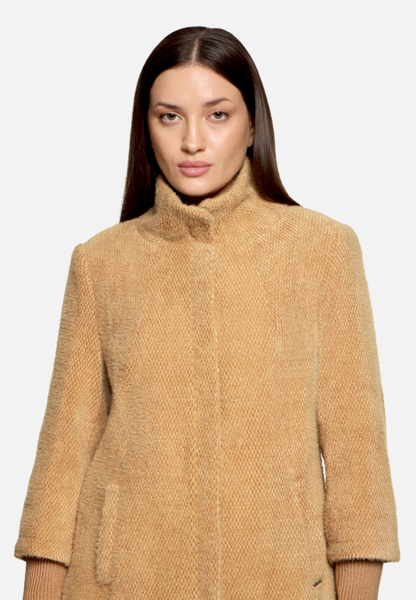 Kuscheljacke mit Rippbündchen / Detailbild